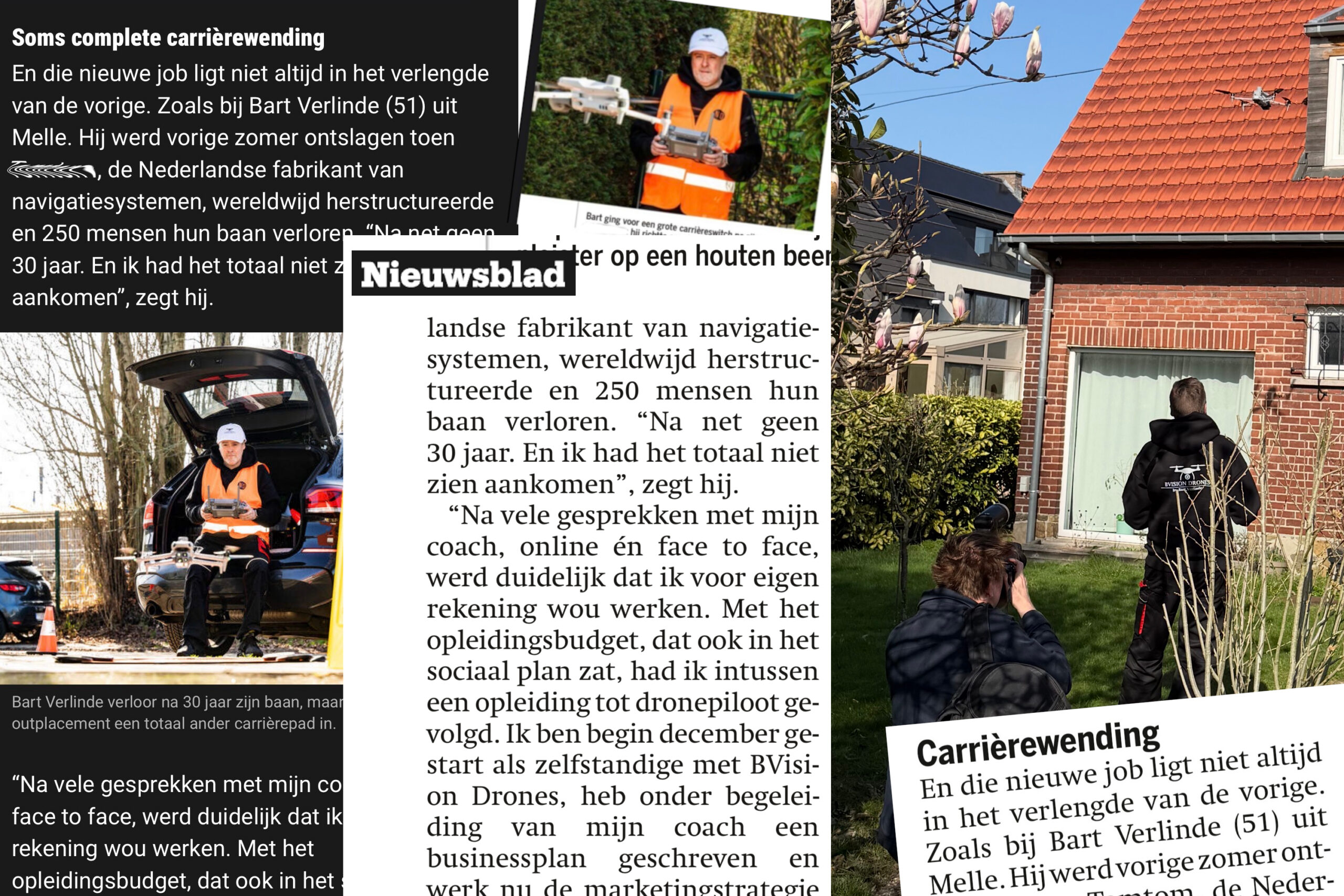 BVision Drones in de pers.